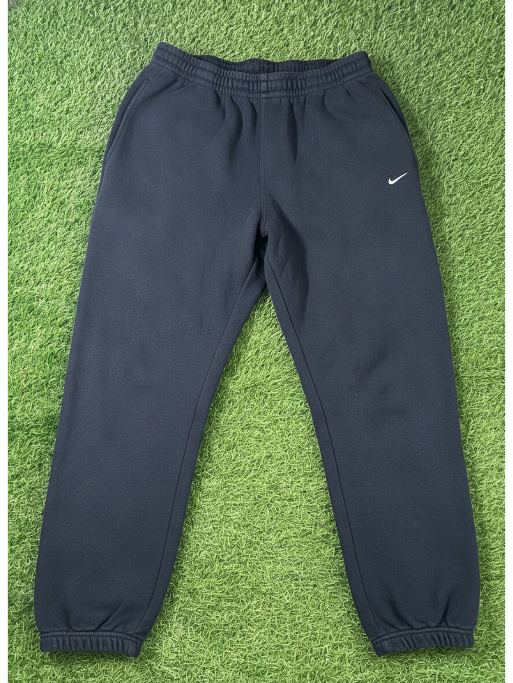 Vintage Nike Sweatpants Jogger Pants Black Cotton Mens Size L